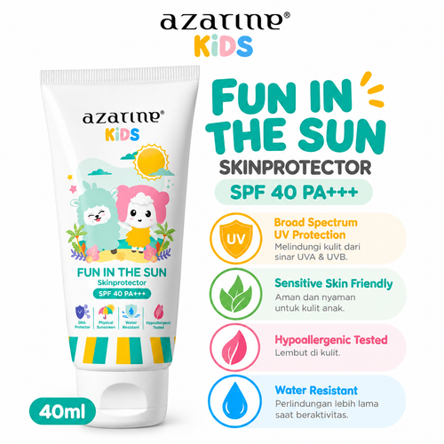 Azarine Kids Fun In The Sun Skin Protector Sunscreen SPF 40 PA+++ 40m